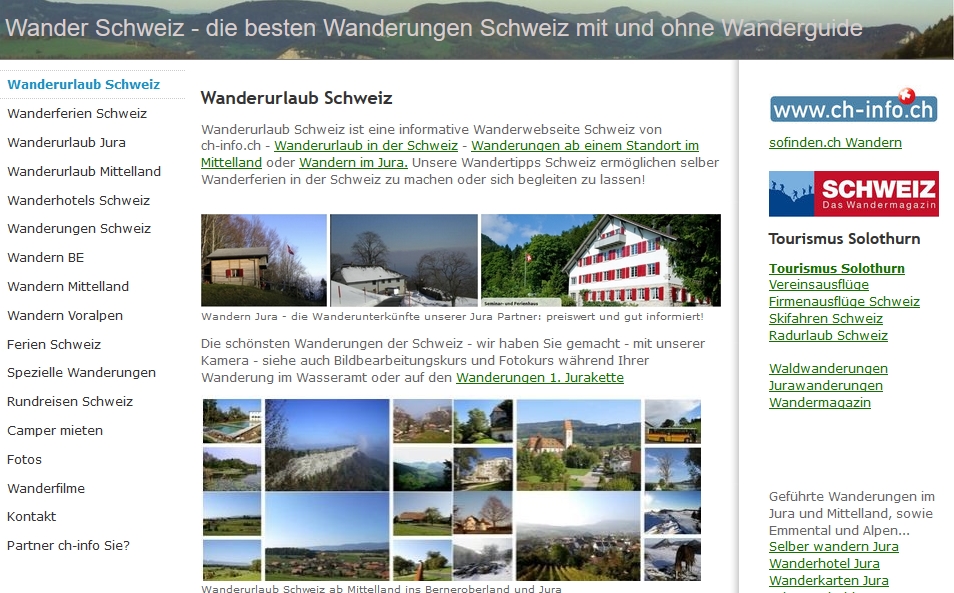 beste Wanderungen Schweiz